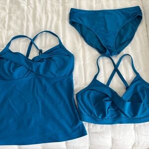 Women's Blue Swimwear Set